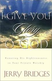 Tapa de I give you glory, O God