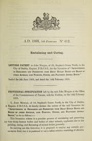 Tapa de Specification of John Morgan