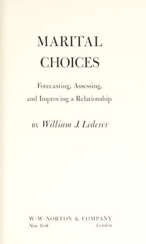 Tapa de Marital choices