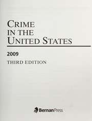 Tapa de Crime in the United States 2009