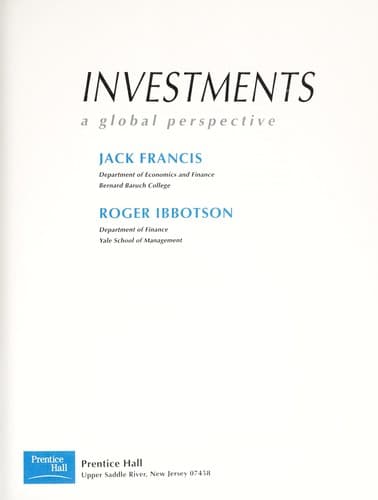 Tapa de Investments