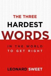 Tapa de The three hardest words in the world to get right