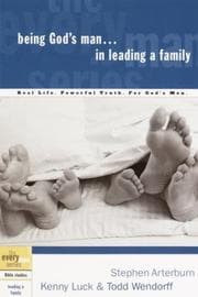 Tapa de Being God's man-- in leading a family