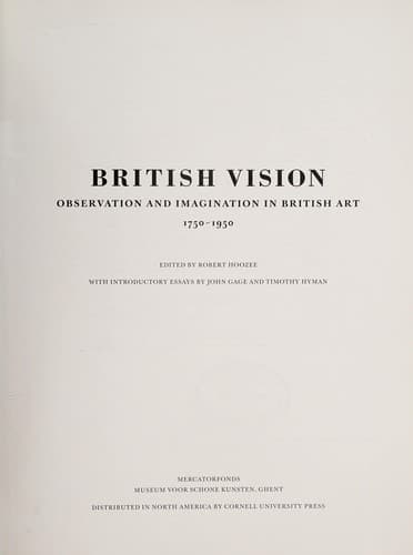 Tapa de British vision