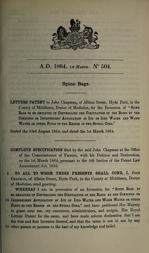 Tapa de Specification of John Chapman