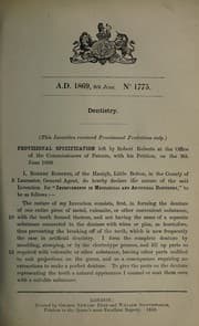 Tapa de Specification of Robert Roberts