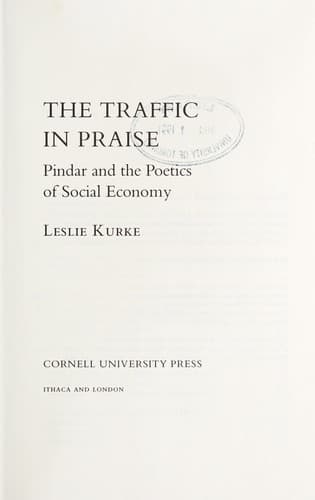 Tapa de The traffic in praise