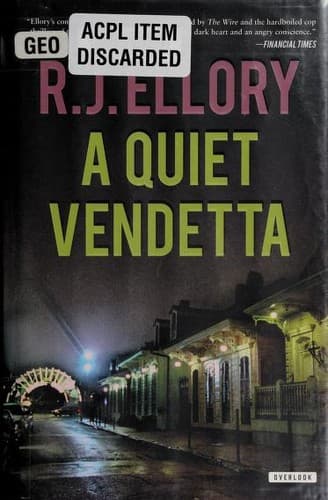 Tapa de A quiet vendetta