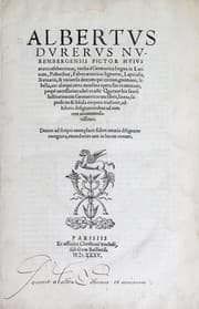 Tapa de Albertvs Dvrervs Nvrembergensis pictor hvivs aetatis celeberrimus, versus è Germanica lingua in Latinam
