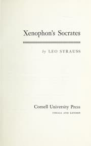 Tapa de Xenophon's Socrates