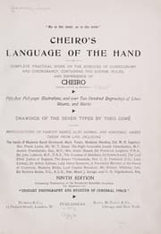Tapa de Cheiro's language of the hand