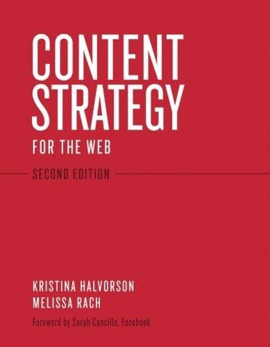 Tapa de Content strategy for the Web