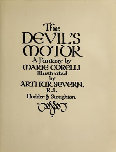 Tapa de The devil's motor