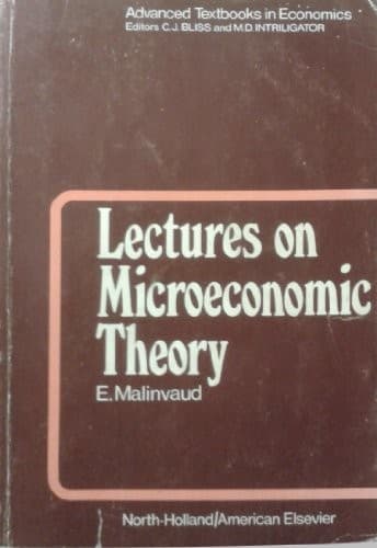 Tapa de Lectures on Microeconomic Theory