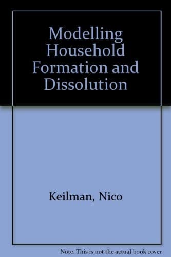 Tapa de Modelling Household Formation and Dissolution