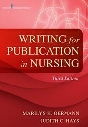 Tapa de Writing for Publication in Nursing, Third Edition