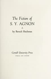 Tapa de The fiction of S.Y. Agnon