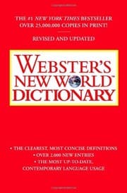 Tapa de Webster's New World Dictionary