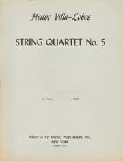 Tapa de String Quartet No. 5