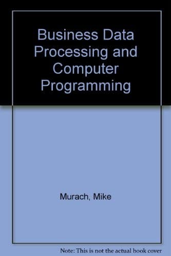 Tapa de Business Data Processing and Computer Programming