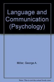 Tapa de Language and Communication