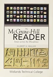 Tapa de The McGraw-Hill Reader -- Issues across the Disciplines -- Eleventh Edition