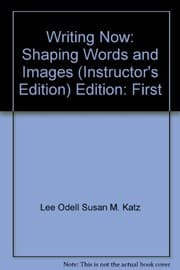 Tapa de Writing Now: Shaping Words and Images