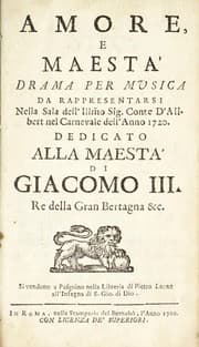 Tapa de Amore e maestà