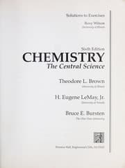 Tapa de Solutions to Exercises in Chemistry, The Central Science