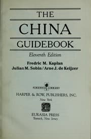 Tapa de The China guidebook