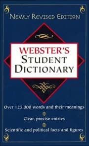 Tapa de Webster's Student Dictionary (Newly Revised Edition)
