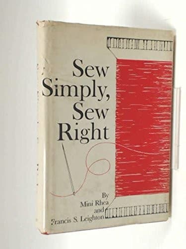 Tapa de Sew Simply, Sew Right