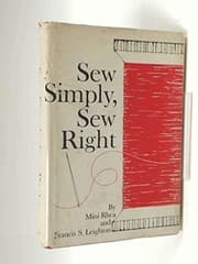 Tapa de Sew Simply, Sew Right