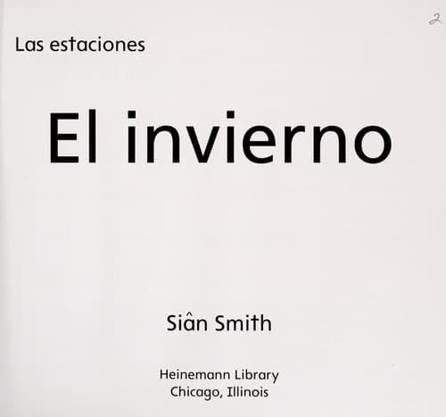 Tapa de El invierno