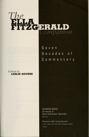 Tapa de The Ella Fitzgerald companion : seven decades of commentary