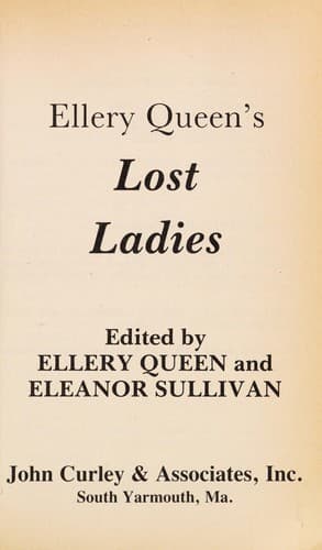 Tapa de Ellery Queen's lost ladies