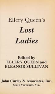 Tapa de Ellery Queen's lost ladies