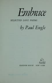 Tapa de Embrace; selected love poems