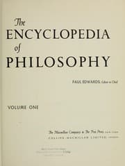 Tapa de The Encyclopedia of philosophy
