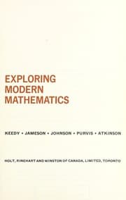 Tapa de Exploring modern mathematics
