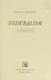 Tapa de Federalism