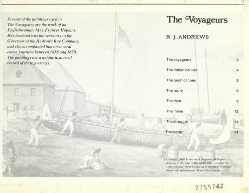 Tapa de The voyageurs
