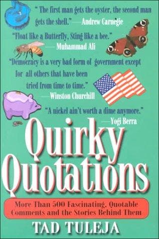 Tapa de Quirky Quotations