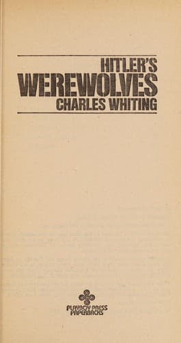 Tapa de Hitler's werewolves