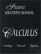 Tapa de Calculus 8ed Student Solutions Manual