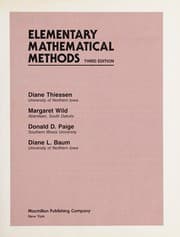 Tapa de Elementary mathematical methods