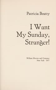 Tapa de I want my Sunday, stranger!