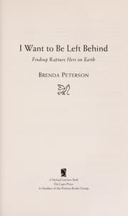 Tapa de I want to be left behind