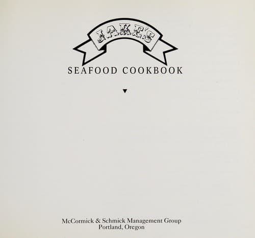 Tapa de McCormick Schmicks Seafood Cookbook