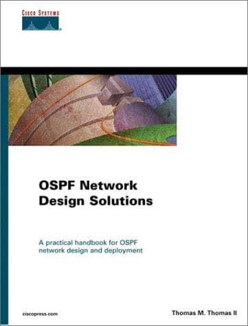 Tapa de OSPF network design solutions